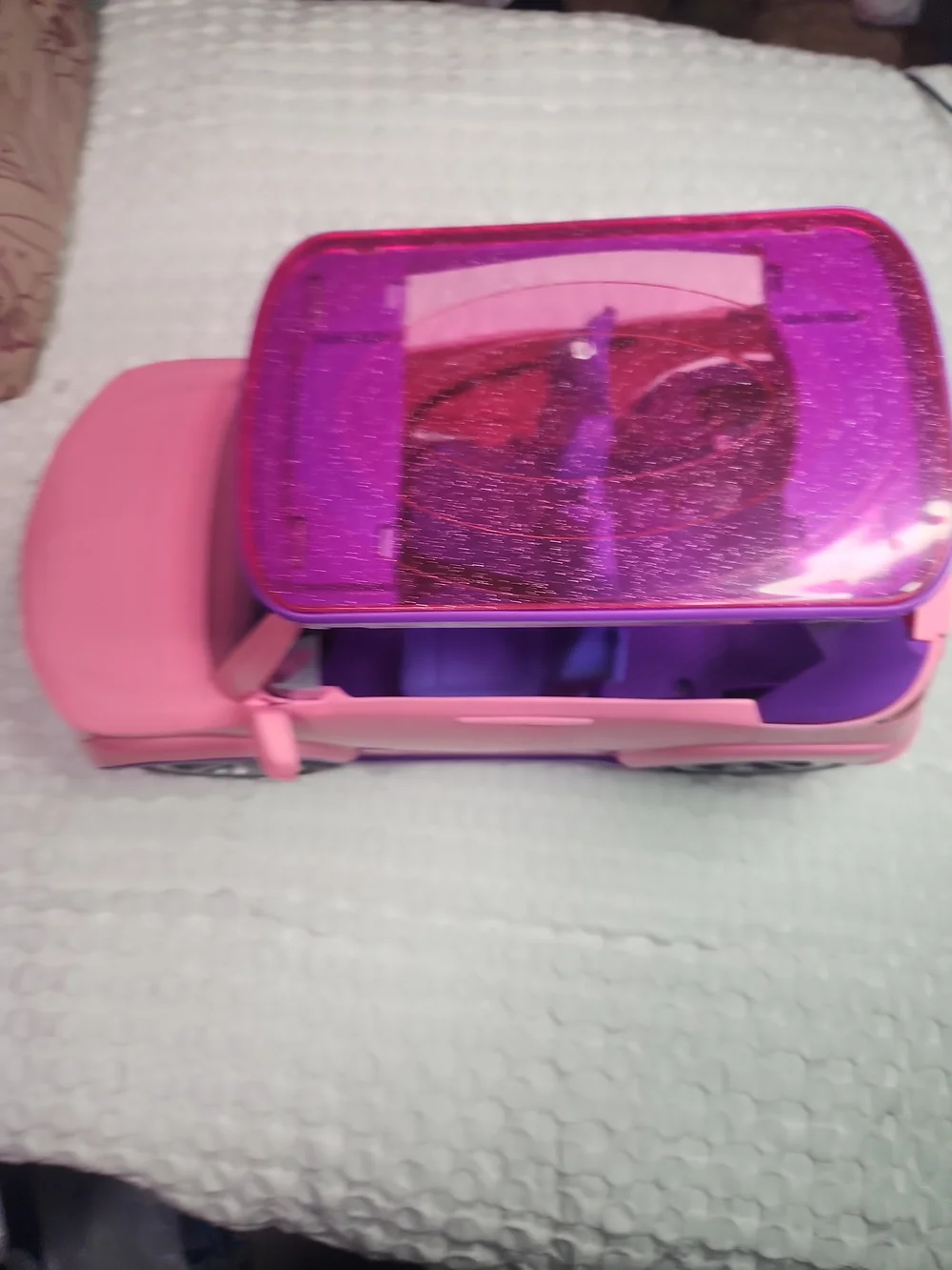 Barbie Pink and Purple Convertible Ride-On Car Set